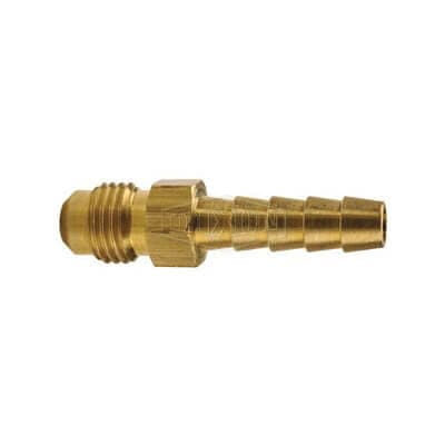 Dixon® 1420508C Hose Barb, 1/2-20 x 5/16 in, 45° Male SAE UNF x Hose Barb, Brass, Domestic (2)