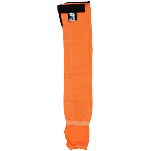 MCR Safety 9222OVT CutPro® Sleeve with Thumb Slot, 22 in Long, Hi-Viz Orange, Adjustable Hook and Loop Bicep, ANSI Cut Level A5 (2)