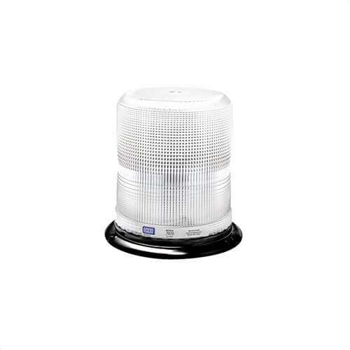 ECCO® 7970C 7965 Pulse II® 360° Medium Profile Strobe Beacon, Clear, LED Lamp, 12 to 24 VDC