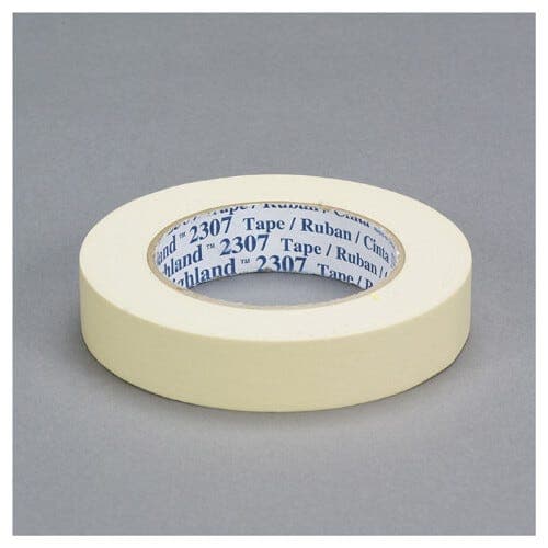 3M™ 7000123531 General Purpose Rubber Adhesive Masking Tape 2307, 55 m L x 24 mm W, 5.2 mm Thick (2)