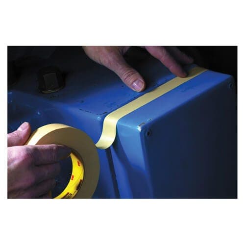 3M™ 7000123531 General Purpose Rubber Adhesive Masking Tape 2307, 55 m L x 24 mm W, 5.2 mm Thick (3)
