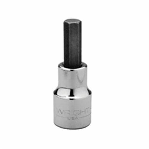 Wright® 4214 Shape III Socket Driver Bit, 1/2 in Square Drive, 7/16 in, 1-1/2 in L Bit, ASME B107.110