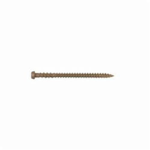 Simpson Strong-Tie® DCU234STN Deck-Drive™ DCU Composite Collated Deck Screw, Cap Head, #10 Screw, 2-3/4 in OAL, 6-Lobe Drive