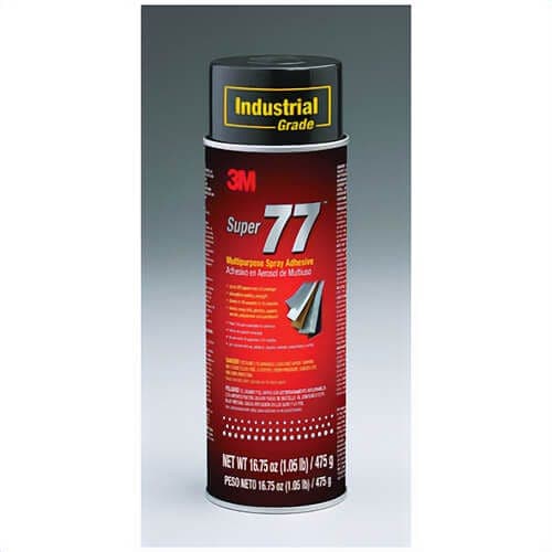 3M™ 7000000931 Multi-Purpose Spray Adhesive, 24 fl-oz Aerosol Can, 0.51 VOC, 150°F, -42°F Flash Point, 30 min Curing (2)