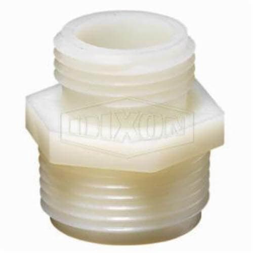 Dixon® TA772 Tuff-Lite™ Garden Hose Adapter, 1/4 in, Male Garden Hose Thread x MNPT, Nylon (2)