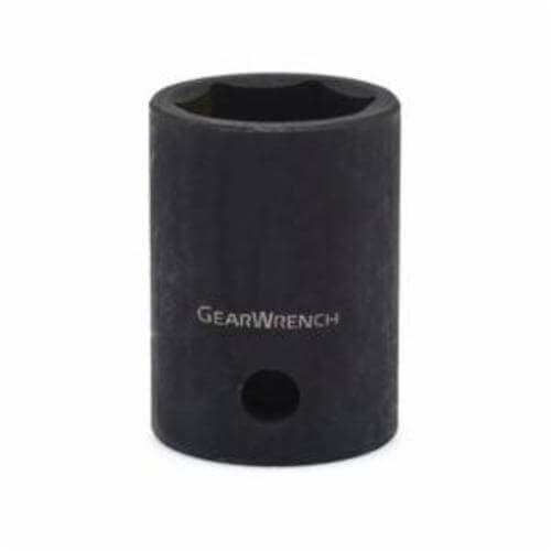 GearWrench® 84541N Socket, Standard Length, Impact Rated, Metric, 1/2 in Drive, 30 mm Socket, 42 mm OAL, 0.661 in Opening Depth