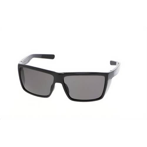 MCR Safety SR212 Swagger® Black Safety Glasses, Gray Lens, Duramass® Hard Coat, Detachable Side-Shields, Retro Style, TPR