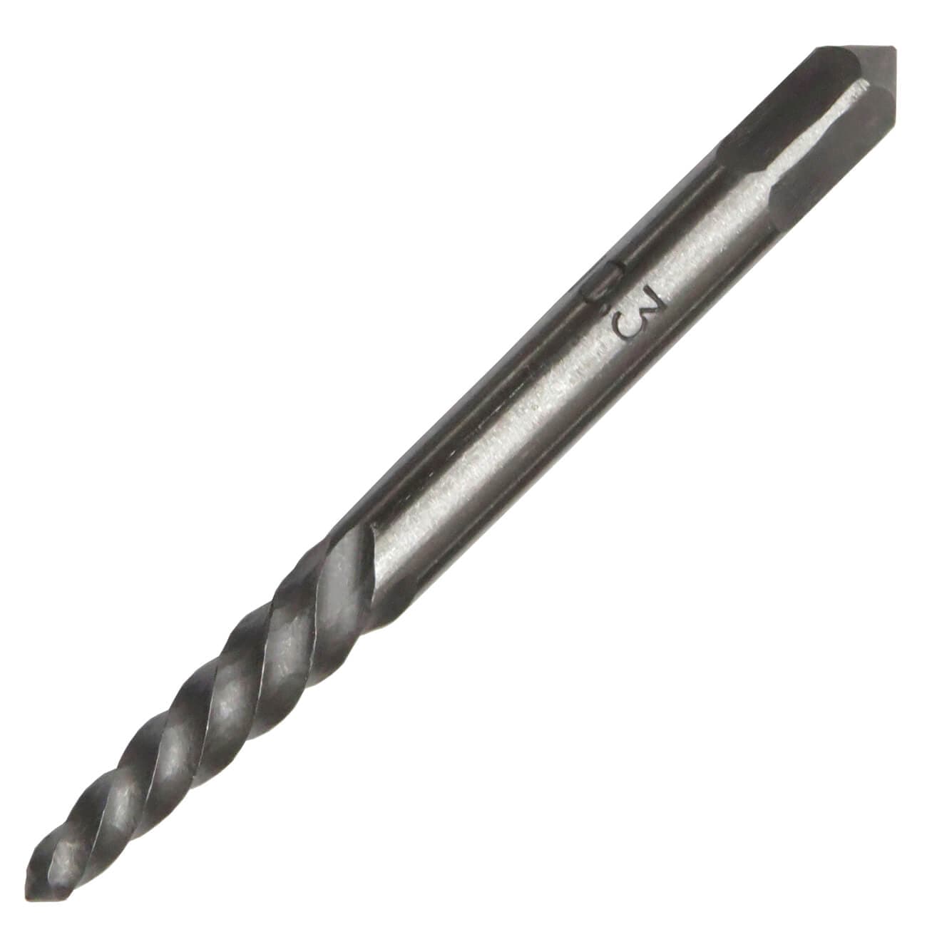 Qualtech DEWEZ3 Screw Extractor, #3 Extractor, 5/32 in Drill, For Screw Size: Up to 5/16 in, 2-11/16 in OAL (2)