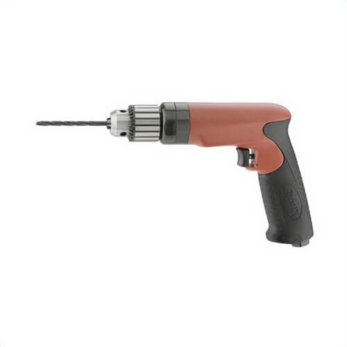 Sioux® SDR10P26N4 Non-Reversible Pistol Grip Drill, 1/2 in 3-Jaw/Keyed Chuck, 2,600 RPM Speed, 7-1/2 in OAL
