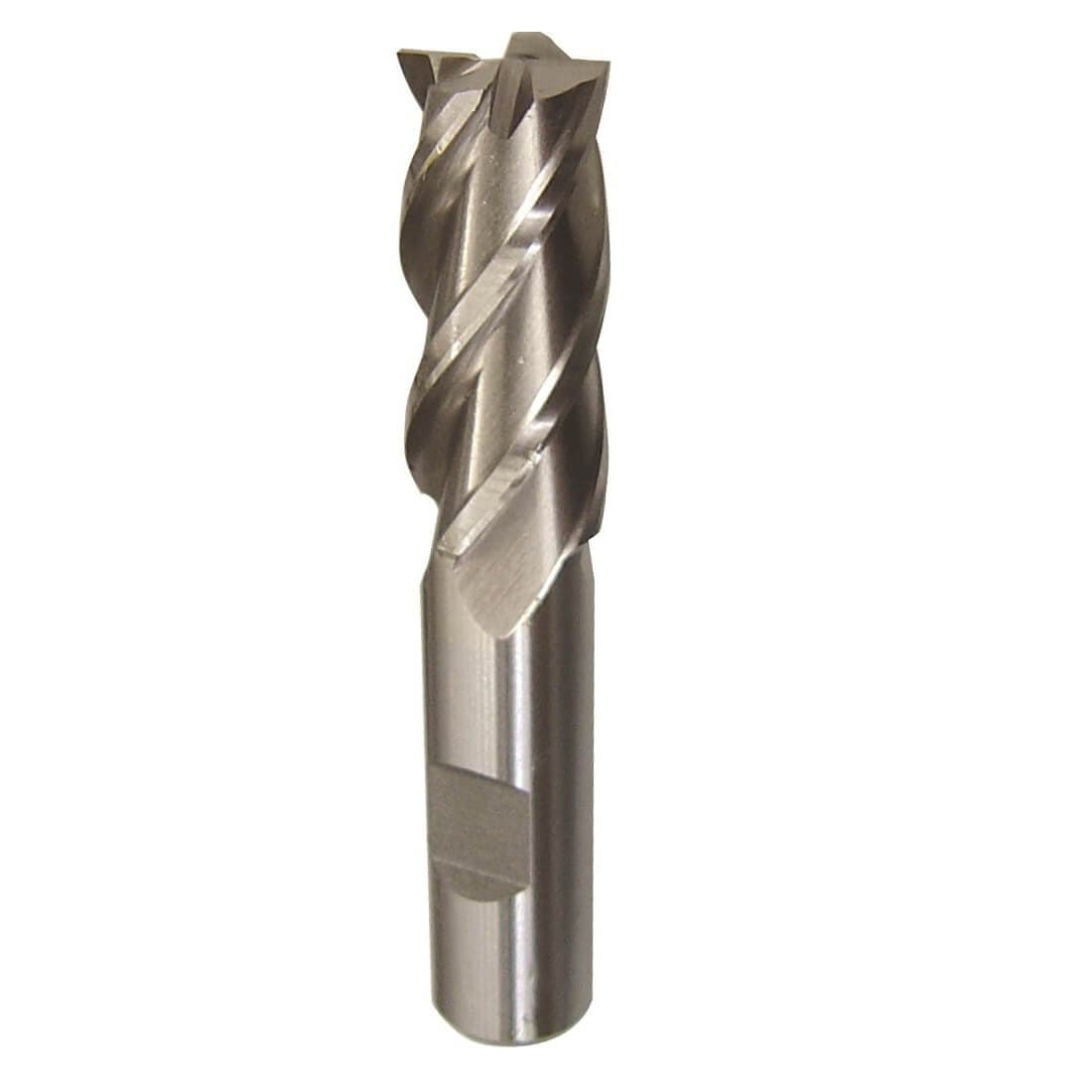 Qualtech DWCF371 Non-Center Cutting Single End Square End Mill, 2 in dia Cutter, 2 in Length of Cut, 4 Flutes, 3/4 in dia Shank, 4-1/2 in OAL, Bright (2)