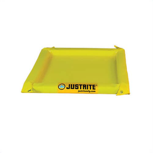 Justrite® 28422 Maintenance Spill Berm, 6 ft L x 6 ft W x 2 in H, 44 gal