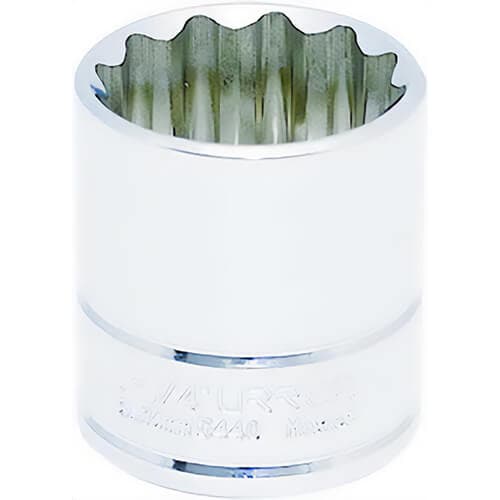 Urrea® 5440 Socket, 1/2 in Drive, 12-Point, 1-1/4 in