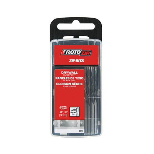 Bosch Rotozip® GP8 Piloted Guidepoint Bit, 1-1/2 in D Cutting, for Use with Rotozip® Spiral Saws, HSS (2)