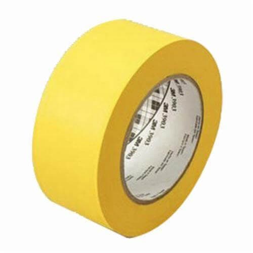 3M™ 7100146009 Rubber Adhesive Dust Tape, 50 yd L x 2 in W, 6.5 mm Thick, Yellow (2)
