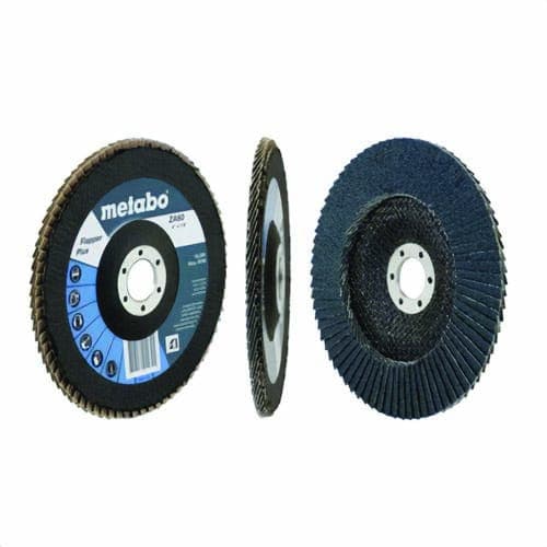 Metabo® 629486000 Flapper Plus, 6 in, 80, 7/8 T27, Fiberglass, 10 ea