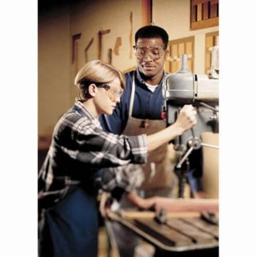 MCR Safety 2220 Standard Goggle Direct Vent Perforated Dielectric Scratch Resistant Protective Goggles, Duramass® Hard Coat Clear Polycarbonate Lens (2)