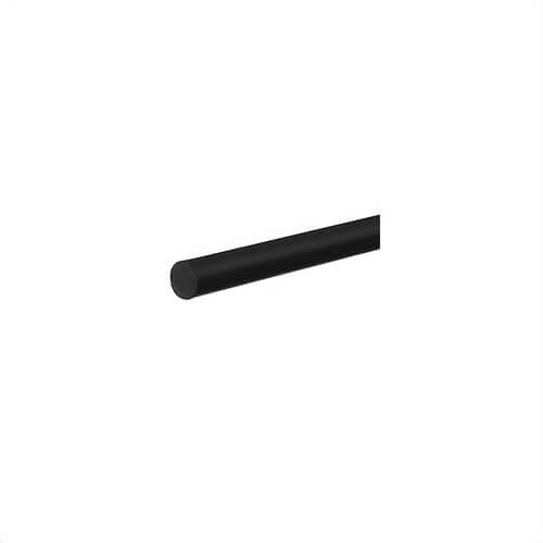 USA Sealing ZUSA-RC-535 Oil-Resistant Standard Grade Cord Stock, 1/4 in dia x 10 ft L Coil, 90 Shore A Durometer, Buna-N, Black, Domestic