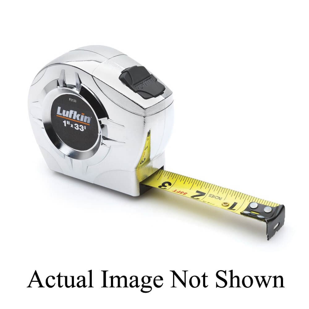 Lufkin® P2212N Tape Measure, Series: P2,000, Imperial, 12 ft Blade Length, 1/2 in Blade Width, Steel Blade (2)