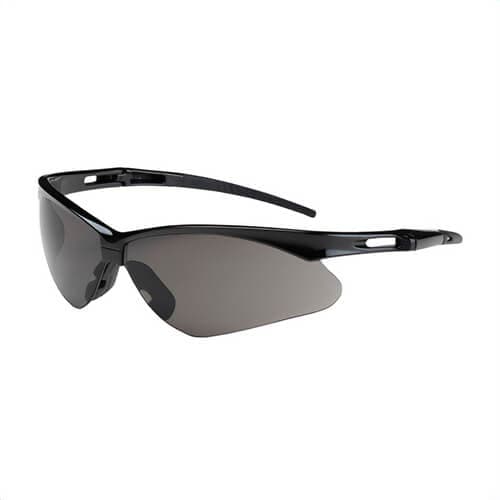 Bouton® 250-AN-10521 Anser™ Optical Dual Safety Glasses, FogLess® 3Sixty™, Gray Lens, Semi-Rimless Frame, Black