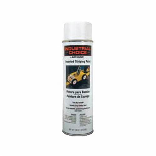 Rust-Oleum® 1691838 Solvent-Based Inverted Striping Paint, 18 oz Aerosol Can, White