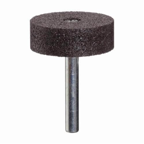 Pferd 35409 W Series Mounted Point, W236 Cylindrical Point, 1-1/2 in dia x 1/2 in L Head, 1/4 in dia Shank