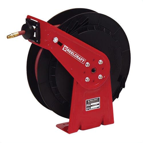 Reelcraft® RT635-OLP Low Pressure Medium Duty Hose Reel with Hose, 3/8 in ID x 3/5 in OD x 35 ft L Hose, 16-1/2 in dia Reel