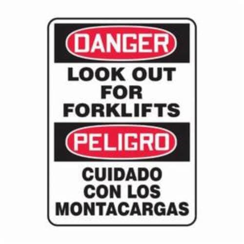 Accuform® SBMVHR110VP Danger Sign, Bilingual, DANGER CONFINED SPACE DO NOT ENTER/PELIGRO ESPACIO CONFINADO NO ENTRE