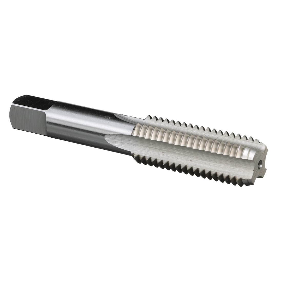 Qualtech DWT60813 Straight Flute Hand Tap, Left Hand Cutting, 1/2-20 Thread, H3 Thread Limit, Bottoming Chamfer, 4 Flutes, Bright, HSS (2)