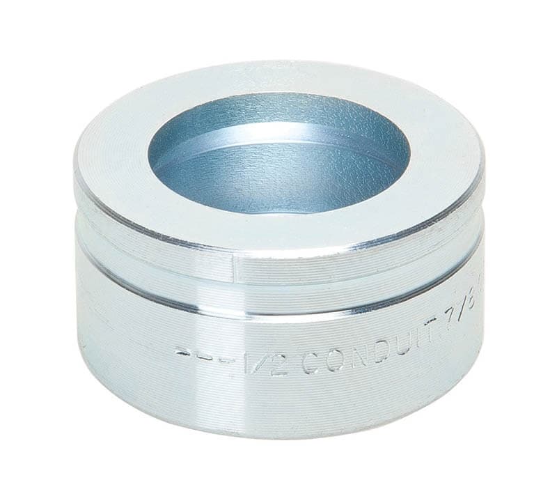Greenlee® 28155 Slug Splitter® SC® Conduit Die, Round, 1/2 in, Stainless Steel, 10 ga Use With Slug Splitter® SC® 7/8 in Actual Hole (2)