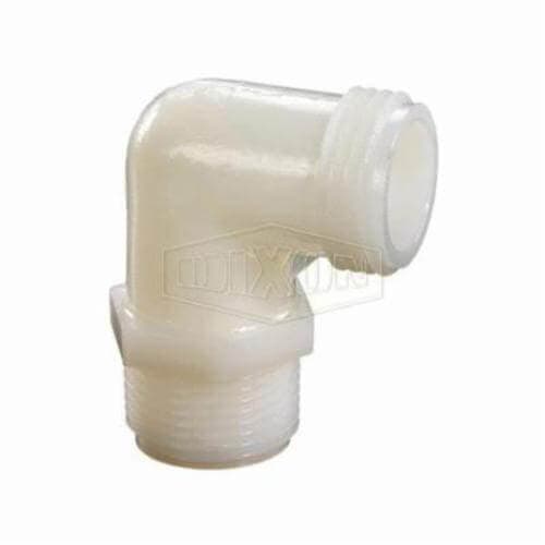 Dixon® TLT76 Tuff-Lite™ 90° Elbow, 3/4 in Nominal, Male Garden Hose Thread x MNPT End Style, Nylon, Domestic (2)