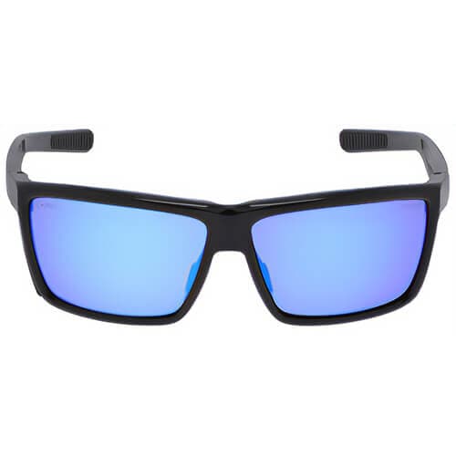 MCR Safety SR218B Swagger® Black Safety Glasses, Blue Lens, Duramass® Hard Coat, Detachable Side-Shields, Retro Style, TPR (2)