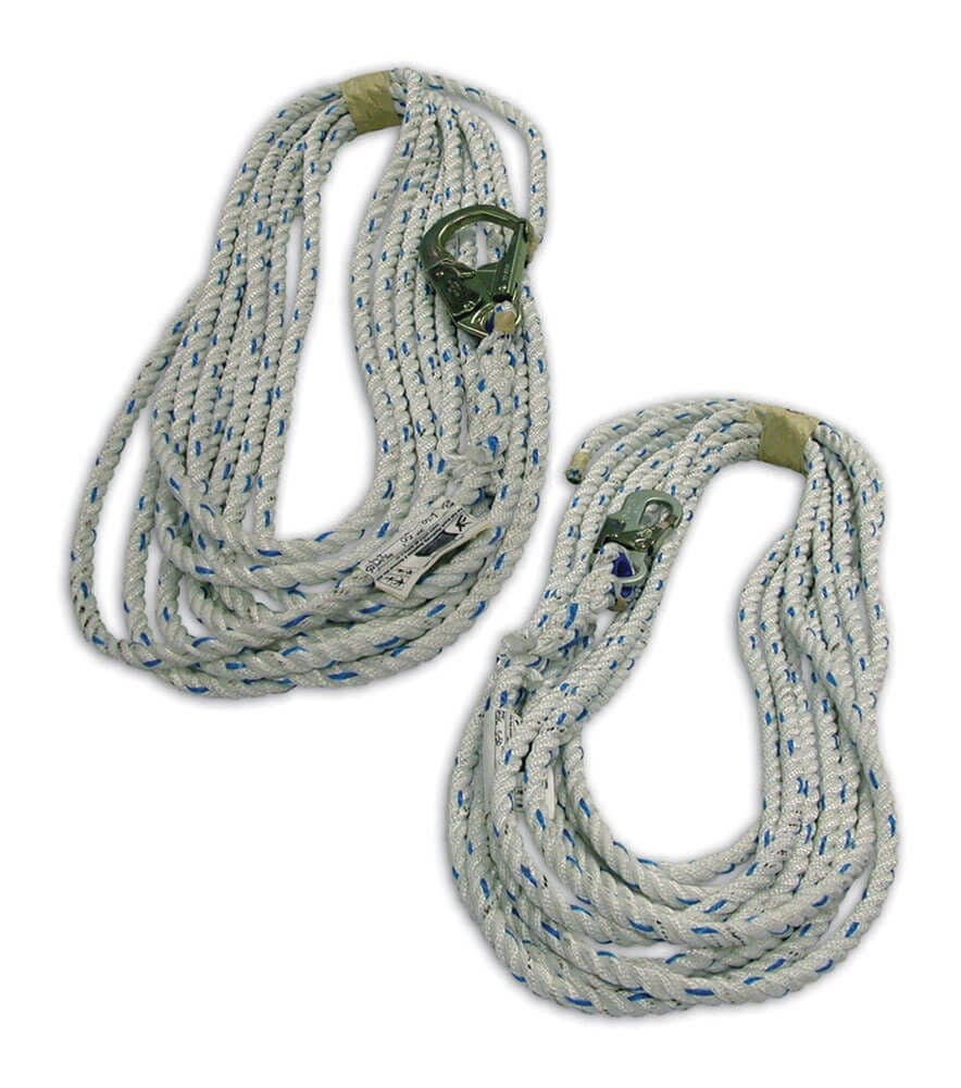 HSI® Vertical Lifeline Large and Small Double Lock Hook Ends (2)